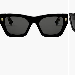 Fendi Roma 63mm Rectangular Sunglasses Black - sold out on nordstrom